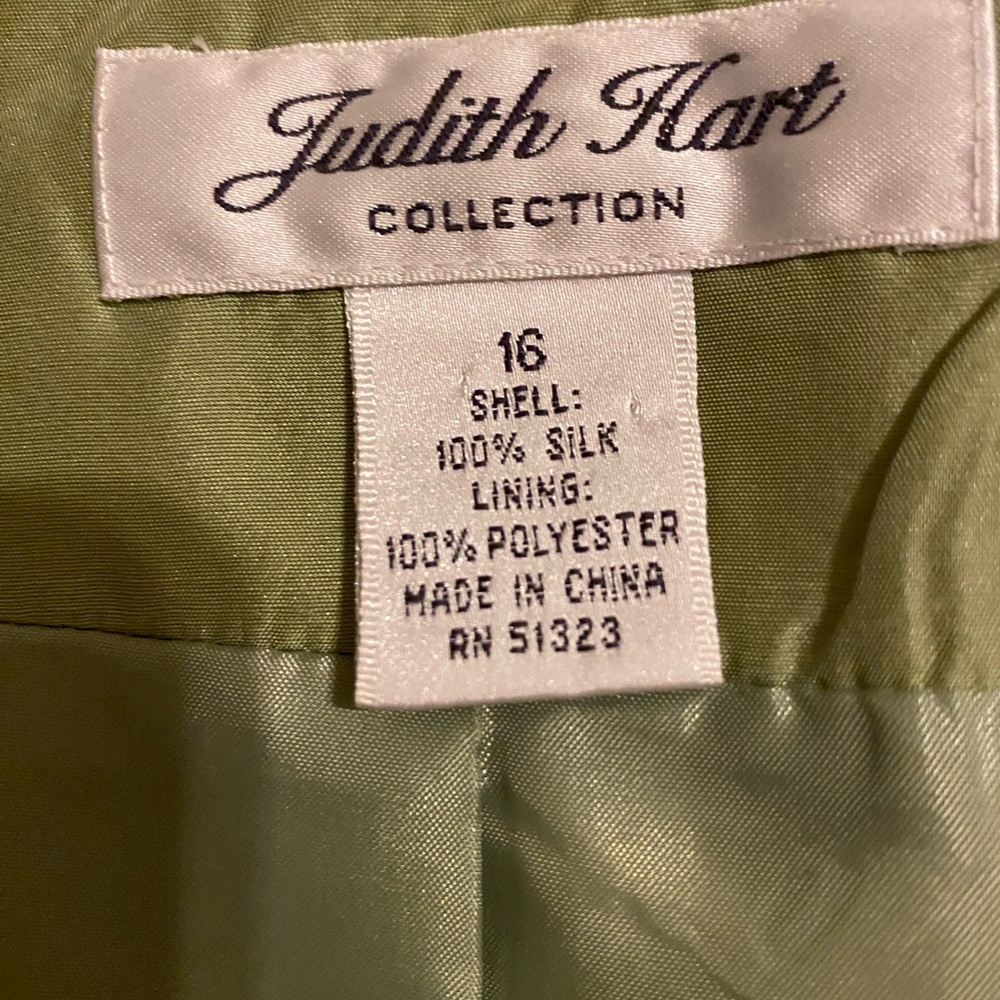 Green Silk Pantsuit